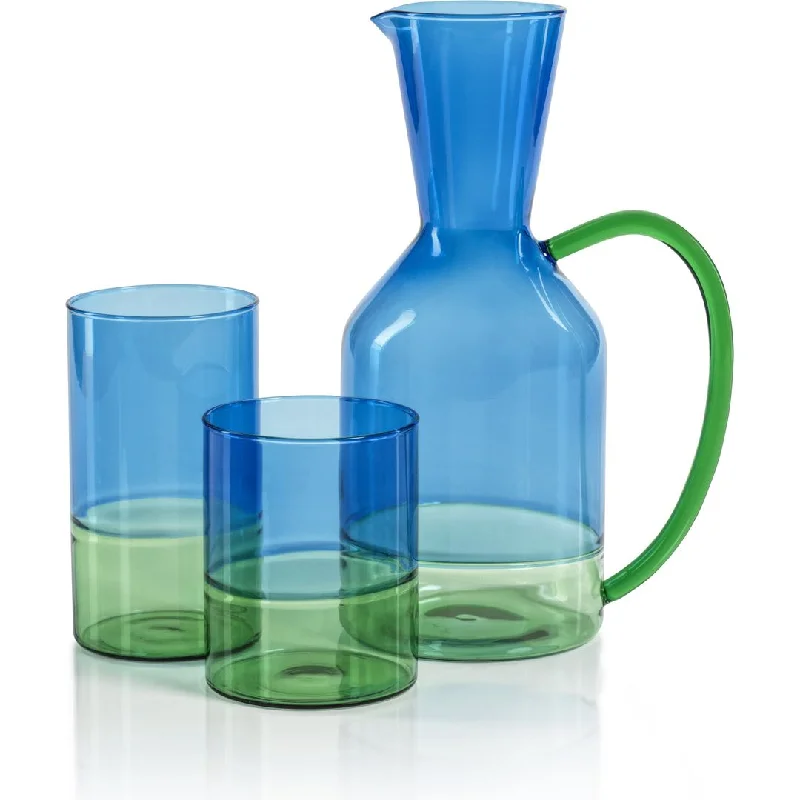 Renell Two-Toned Glass Pitcher