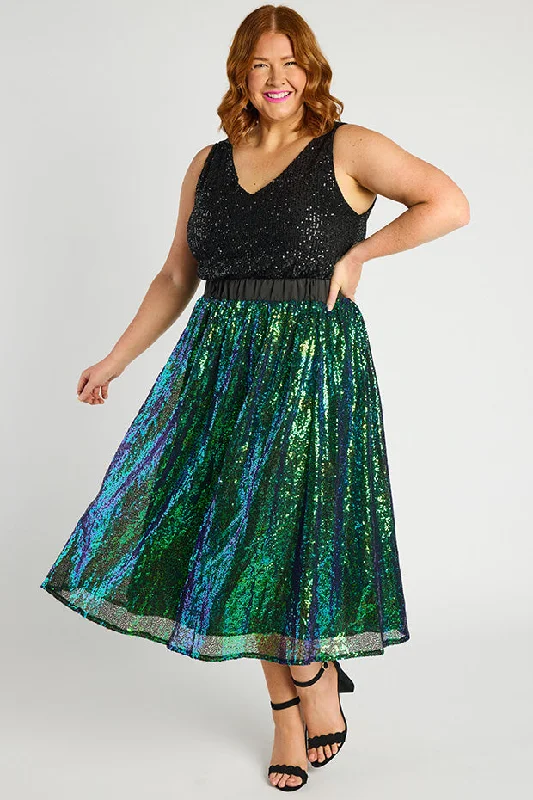 Eras Mermaid Sequin Skirt