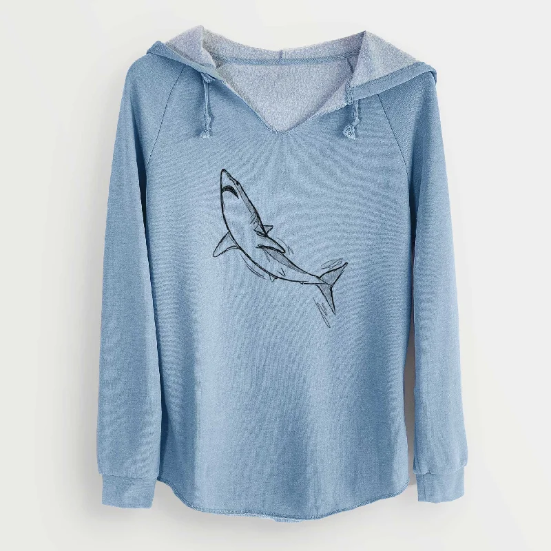 Shortfin Mako Shark - Cali Wave Hooded Sweatshirt