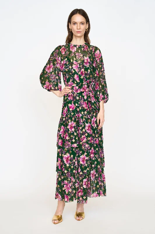 Sara Dress - Pink Poinsettia