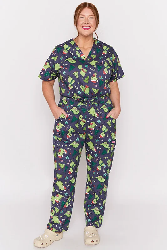 Cristina Dino Christmas Scrub Pant