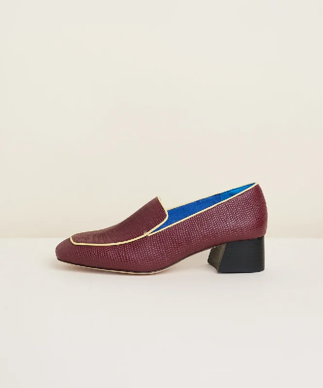 London Leather Low Heel Loafer | Carmine