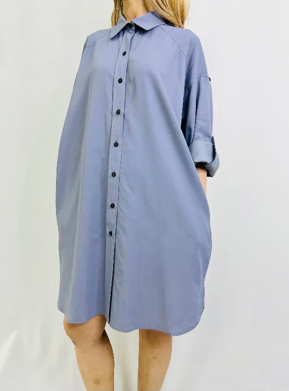 Union Shirtdress in Blue