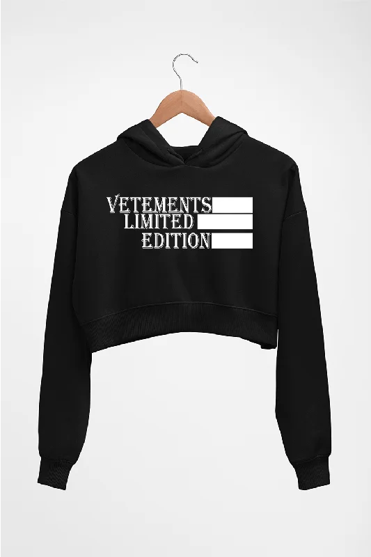 Vetements Crop HOODIE FOR WOMEN