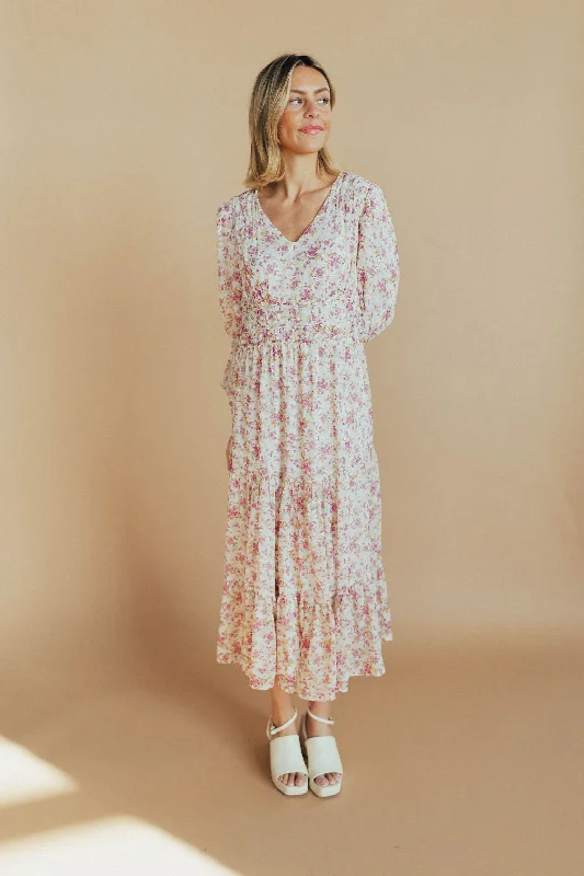 Boysenberry Floral Maxi