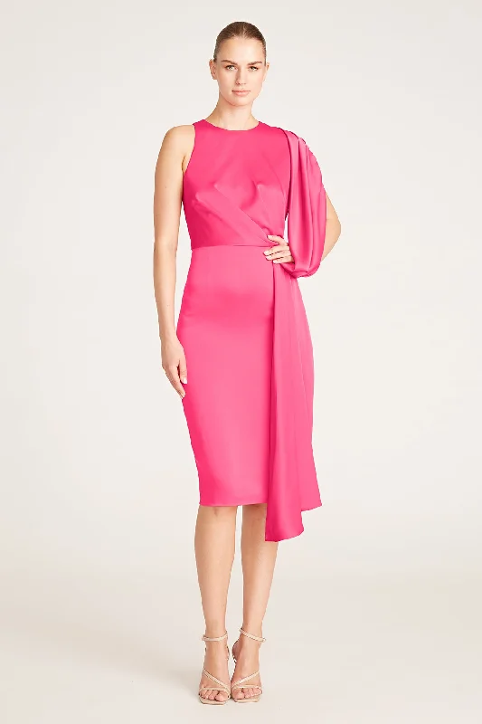 Nicole Draped Cocktail Dress