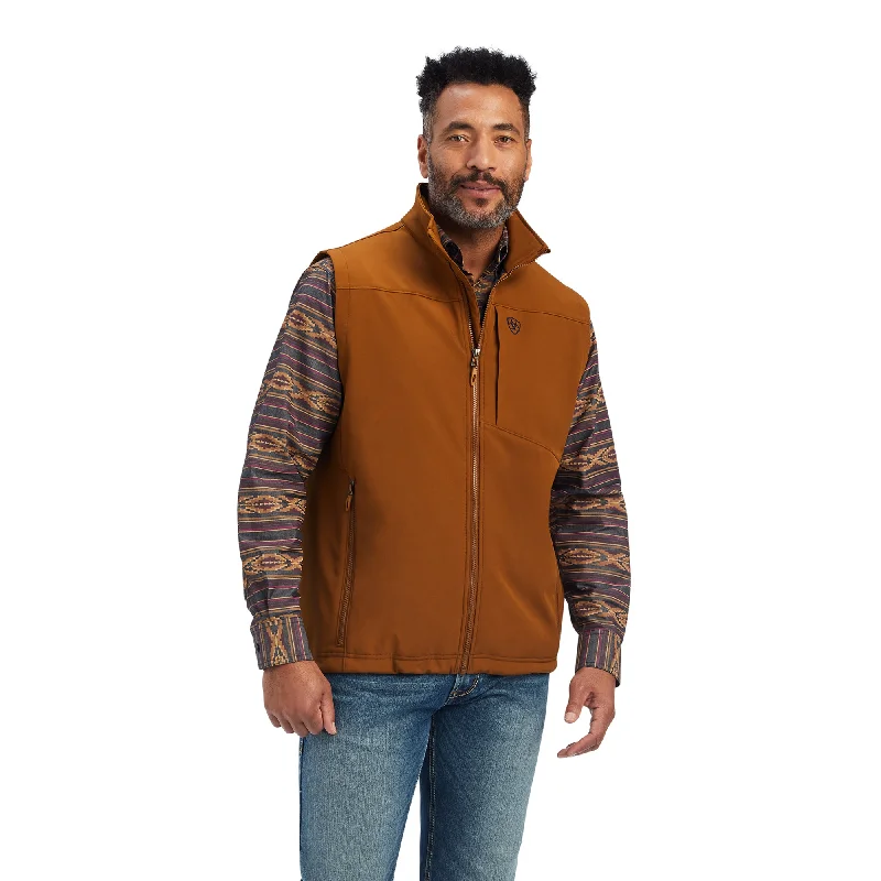 Ariat® Men's Logo 2.0 Chestnut Softshell Vest 10041620