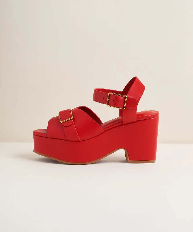 Raf Chunky Platform Sandal | Begonia