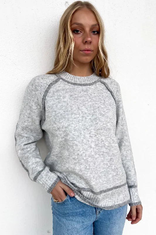 Hazel Knit Jumper Grey