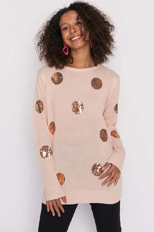 Monica Shell Sequins Knit Jumper