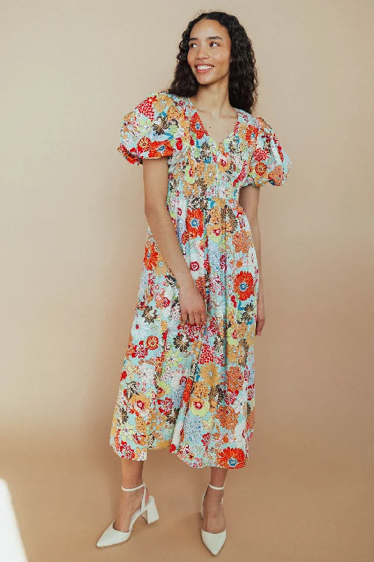 Twirl Around Floral Maxi