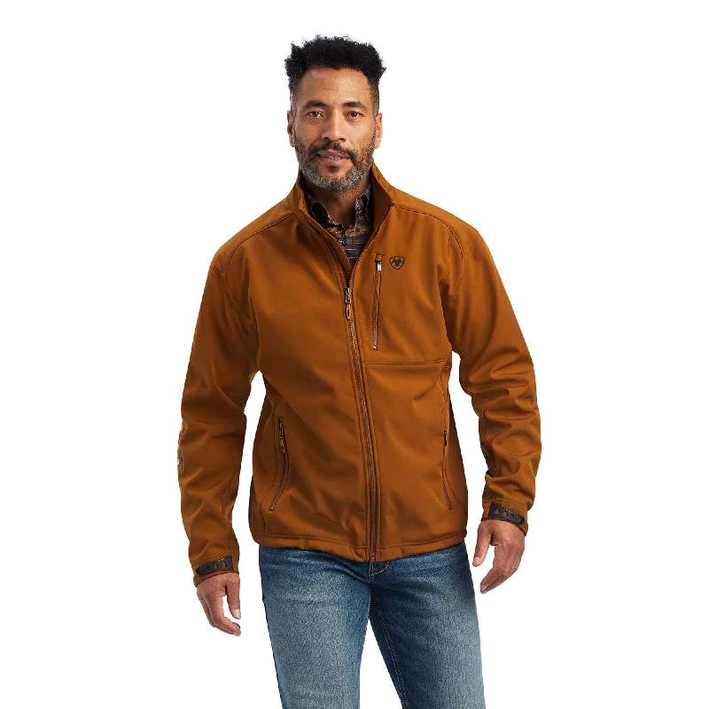 Ariat® Men's Logo 2.0 Chestnut Softshell Jacket 10041612