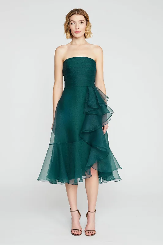 Rachel Strapless Draped Dress