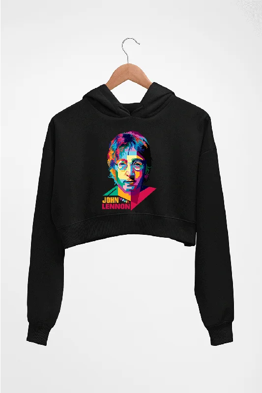 John Lennon Crop HOODIE FOR WOMEN