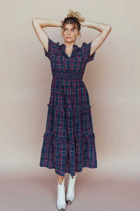 Holly Plaid Maxi