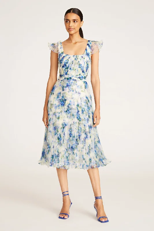 Miriam Pleated Cocktail Dress